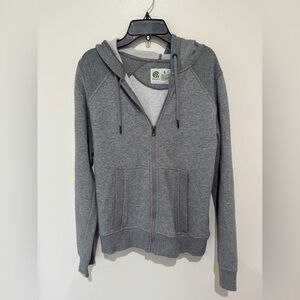 Champion Heather Gray Zip Hoodie Women’s small